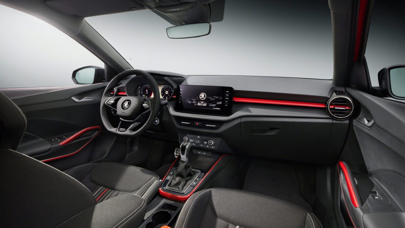 interior skoda fabia salpicadero interior skoda fabia