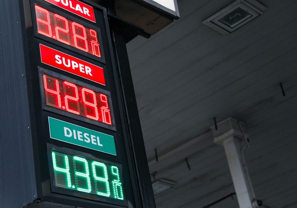 Subida del precio de diésel en España