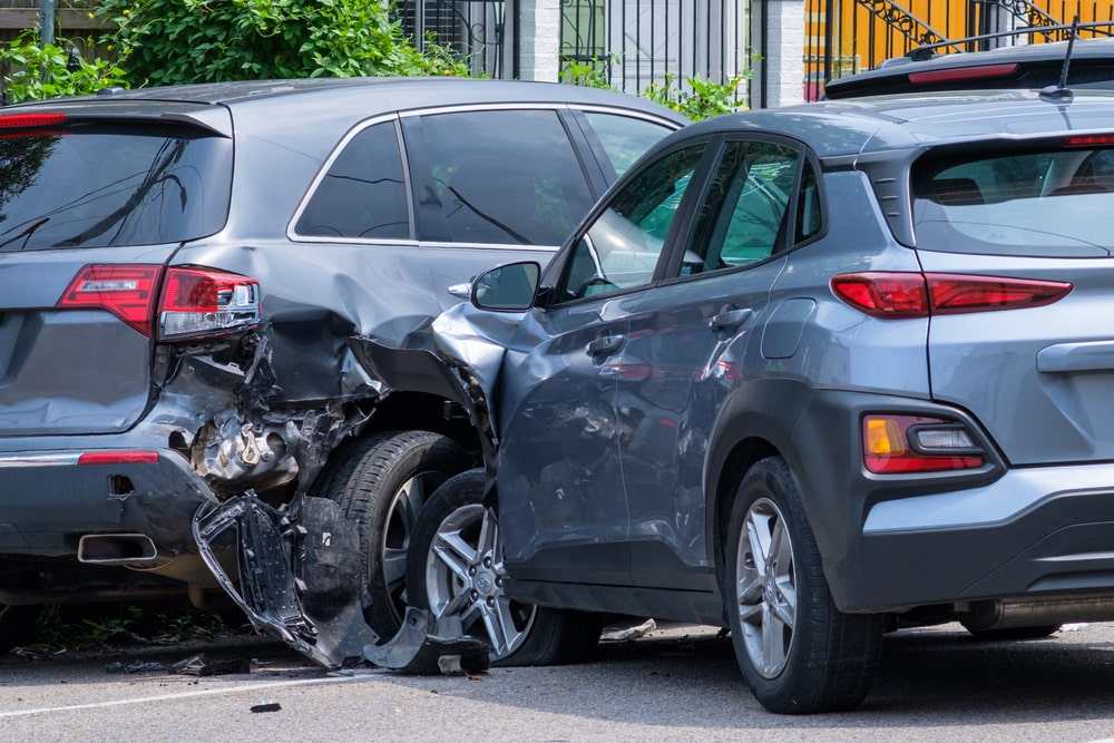 Accidentes de tráfico choques frontales