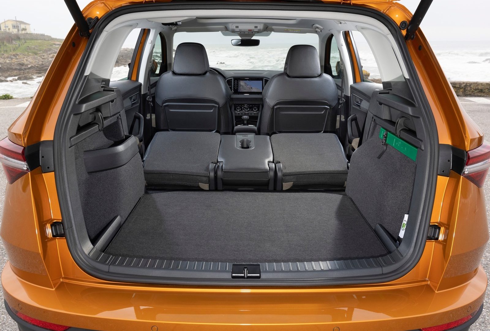 maletero asientos abatido skoda karoq