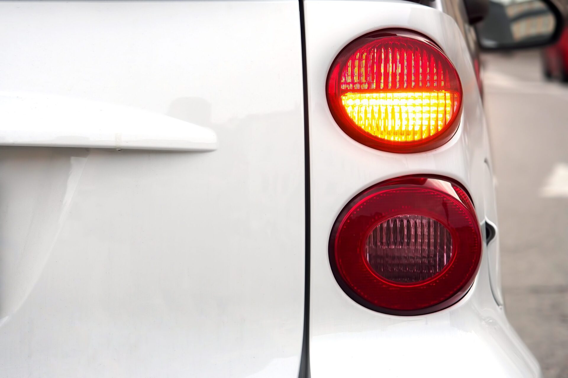 luces del coche intermitentes