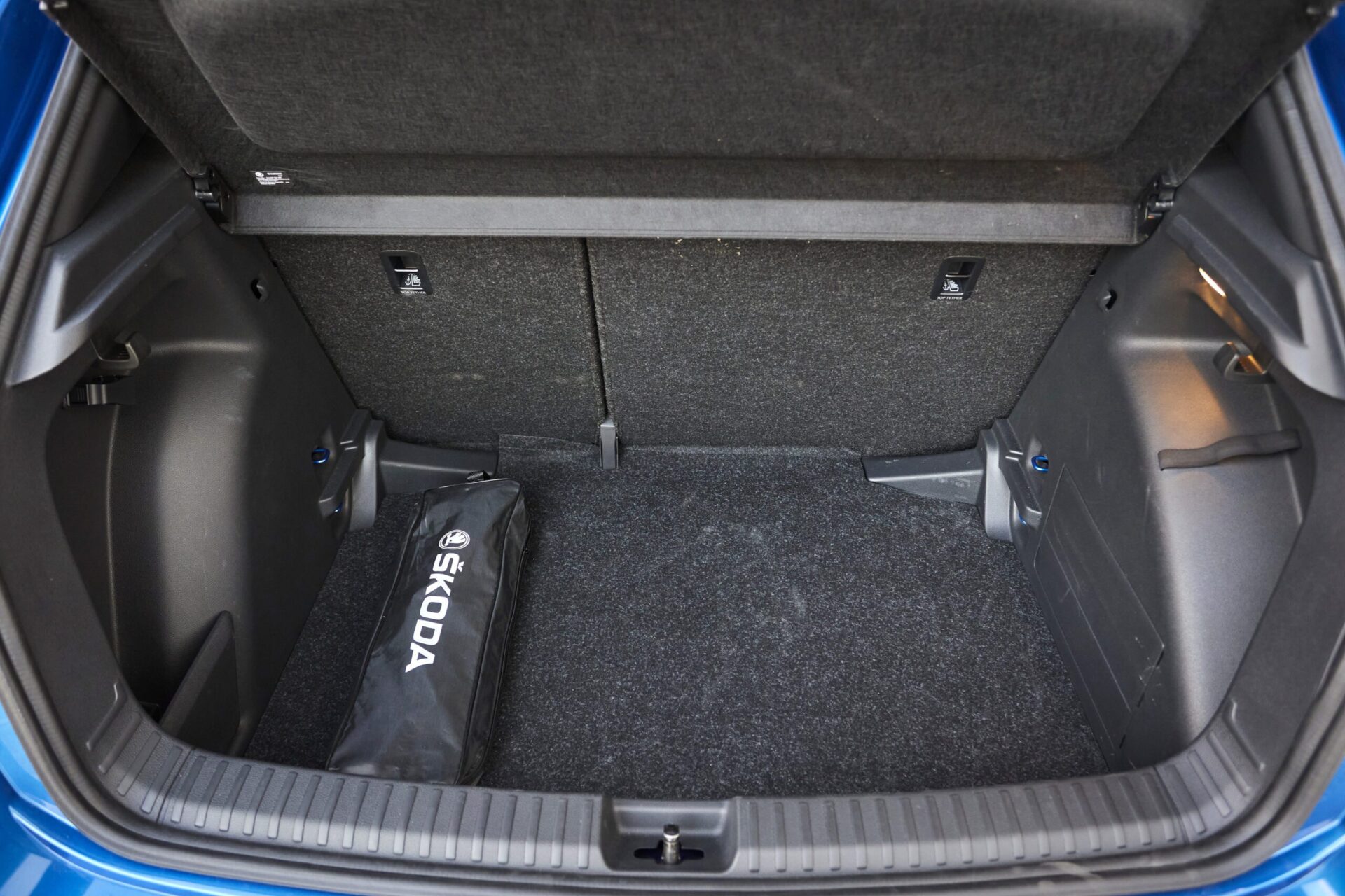 Capacidad del maletero del Skoda Fabia