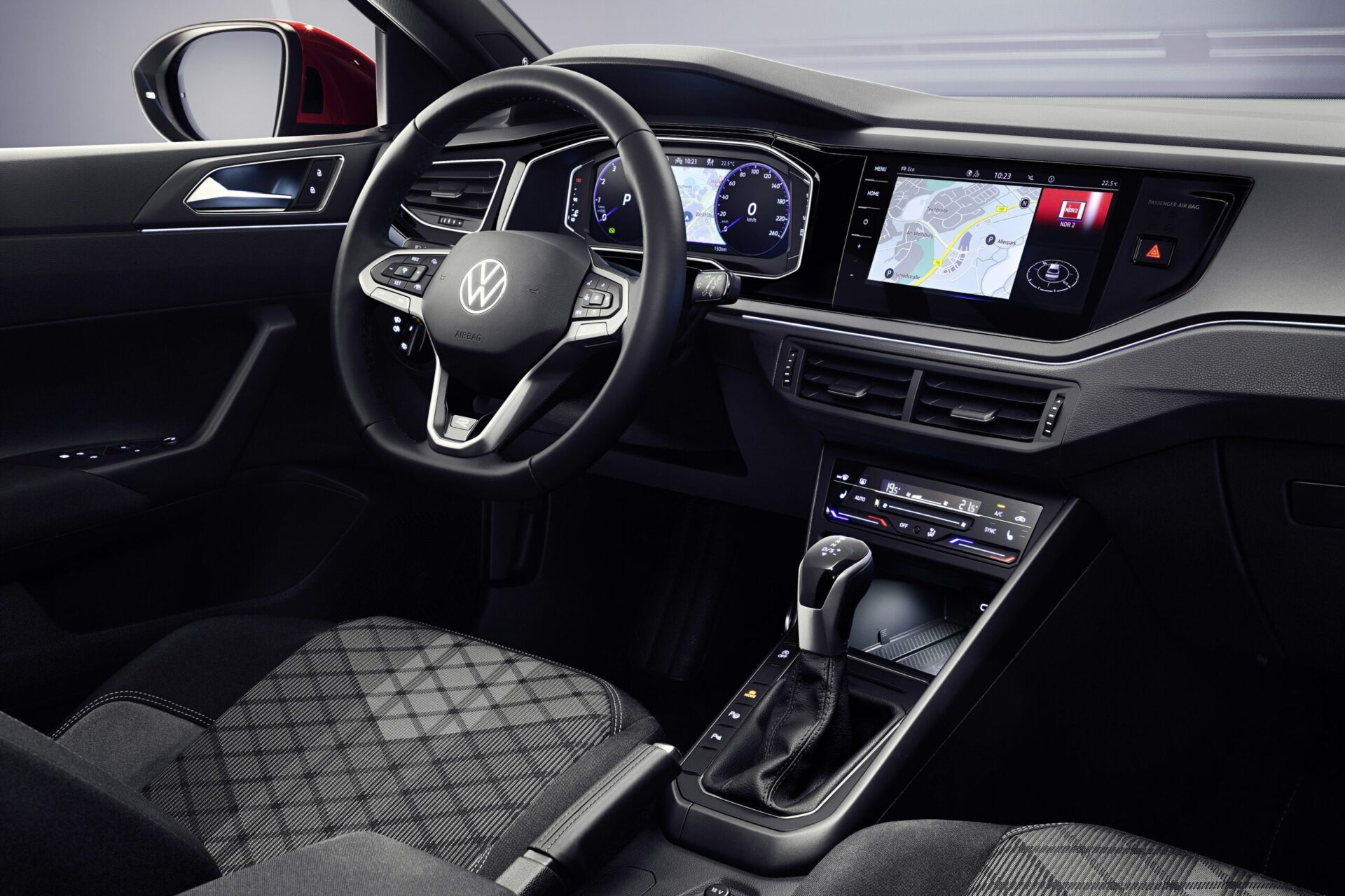 Interior del Volkswagen Taigo