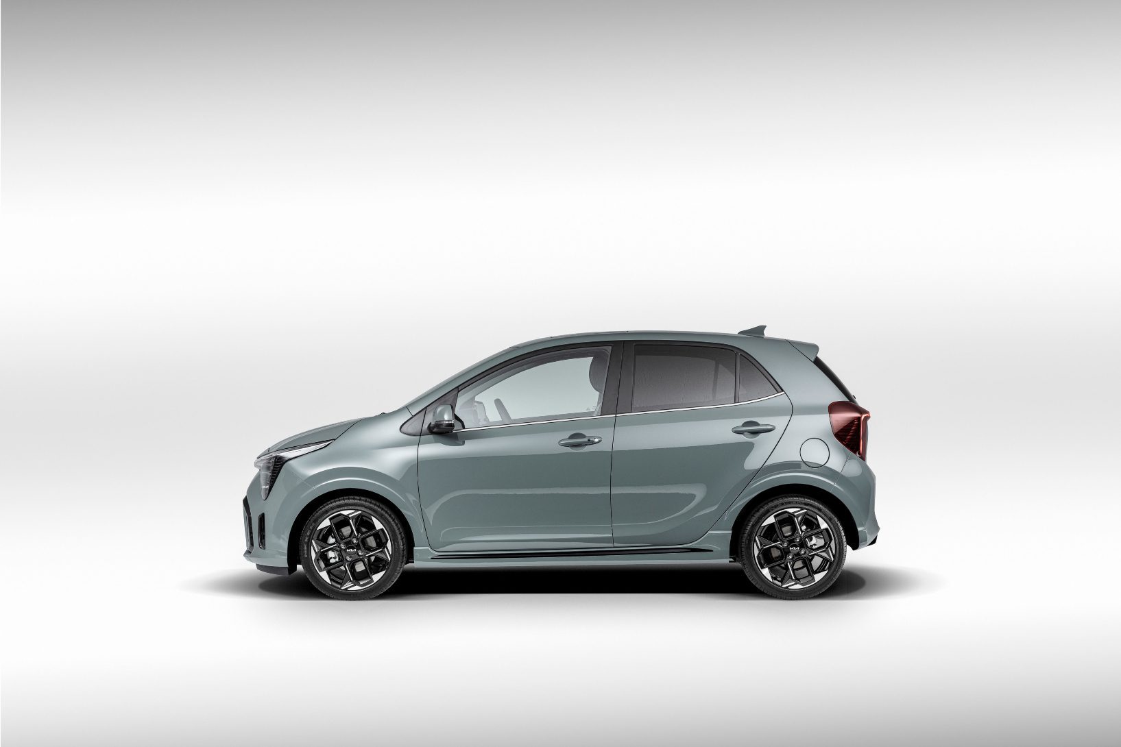 Vista lateral y longitud del Kia Picanto