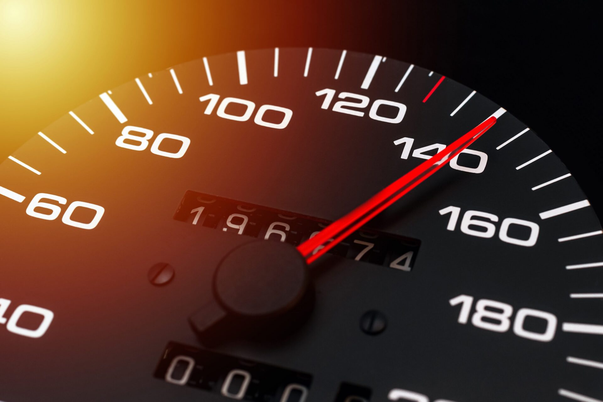 Odometro coche analogico